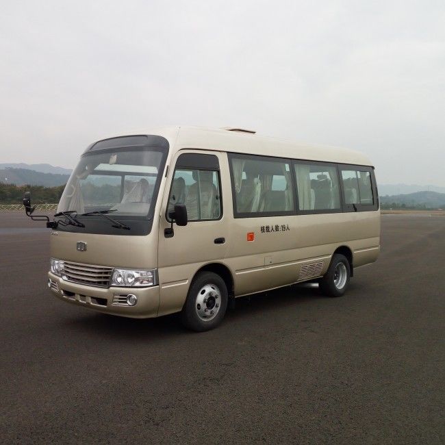 19 صندلی ZEV Bus Mini Bus الکتریکی با AC LHD / RHD 100 کیلومتر در ساعت حداکثر سرعت