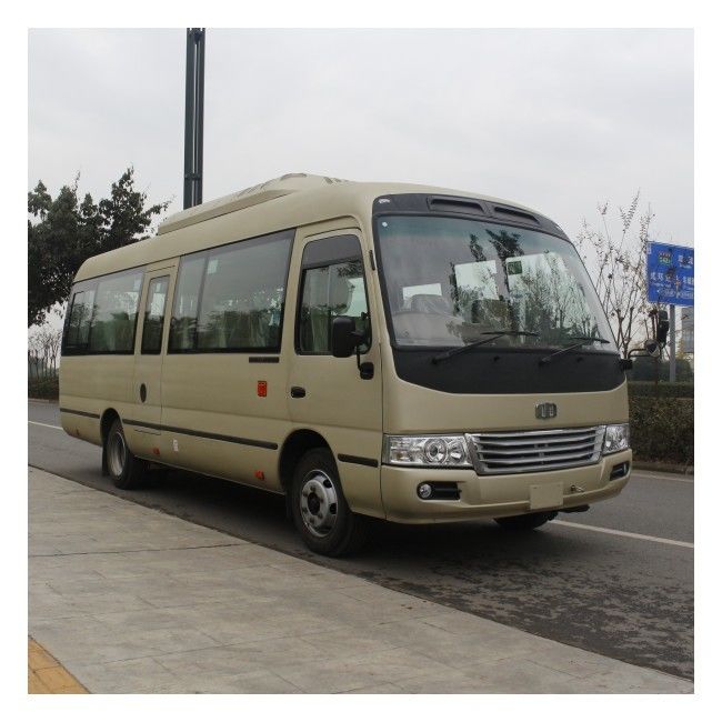 اتوبوس 7 متری دیزل کوستر 25 صندلی راهنمای 5 چرخ دنده برای حمل و نقل عمومی