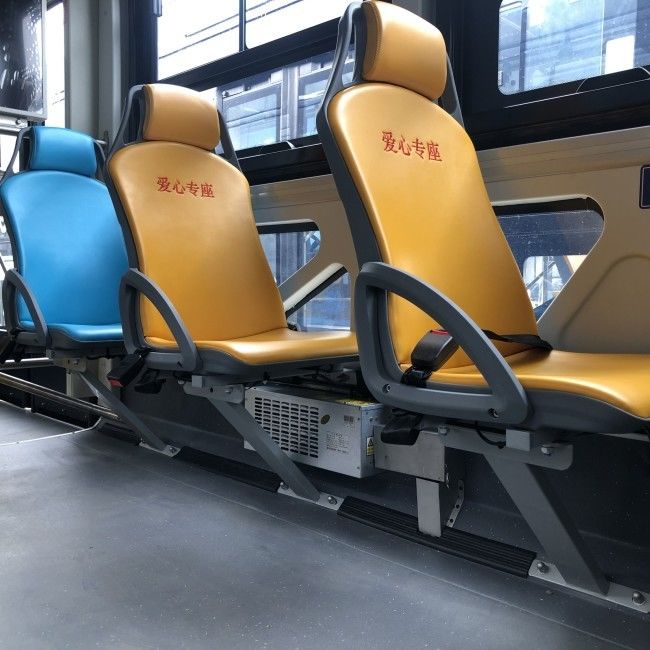 اتوبوس شهری الکتریکی LHD با تعلیق هوا و 650 کیلومتر مایل برای حمل و نقل شهری