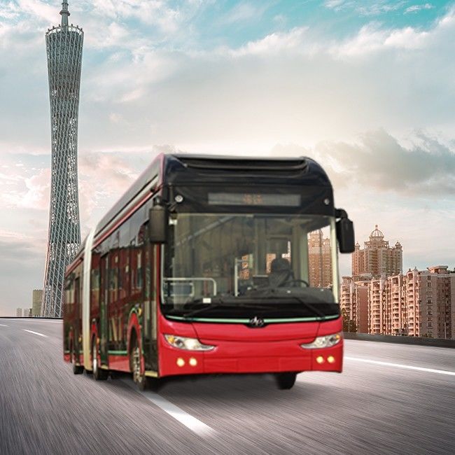 ABS Tire Urban Zev Bus 45 Seat LiFePo4 اتوبوس گشت شهری 18 متری انرژی نو