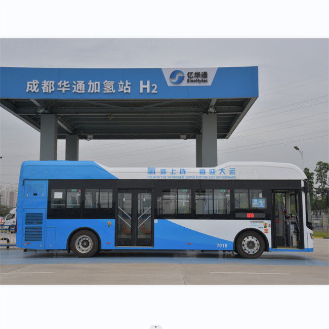 اتوبوس مسافرتی سبز 10.5 متری 27 صندلی Elec City Hydrogen Fuel Cell Bus LHD 0 Emission