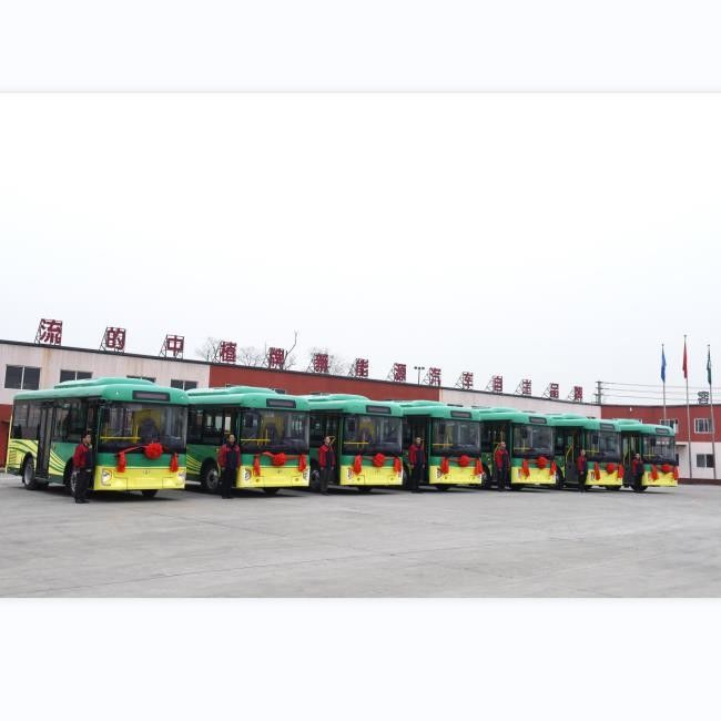 اتوبوس 25 نفره دیزل شهری LHD RHD 7.7 متر با موتورهای 4 سیلندر دیزل Emmission IV