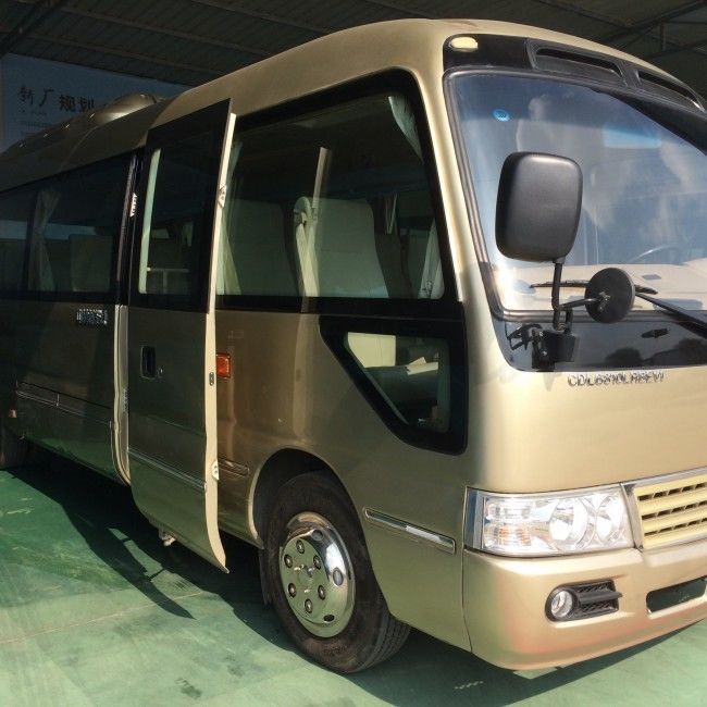 اتوبوس 8 متری دیزلی 19 صندلی با AC LHD RHD حداکثر سرعت 100 کیلومتر بر ساعت