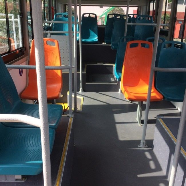 اتوبوس کوچک الکتریکی با باتری بدون تعمیر و رنگ های سفارشی و حداکثر سرعت 69 کیلومتر در ساعت برای حمل و نقل شهری