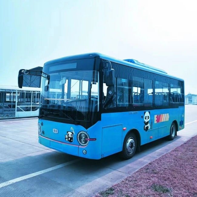 باتری اتوبوس شهری الکتریکی سفارشی LHD / RHD 21 صندلی مینی اتوبوس مایل 200 - 270 کیلومتر