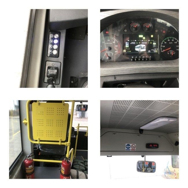 اتوبوس 6 متری Zev 16 صندلی مینی بوس برقی با برد 270 کیلومتری برای حمل و نقل بین شهری