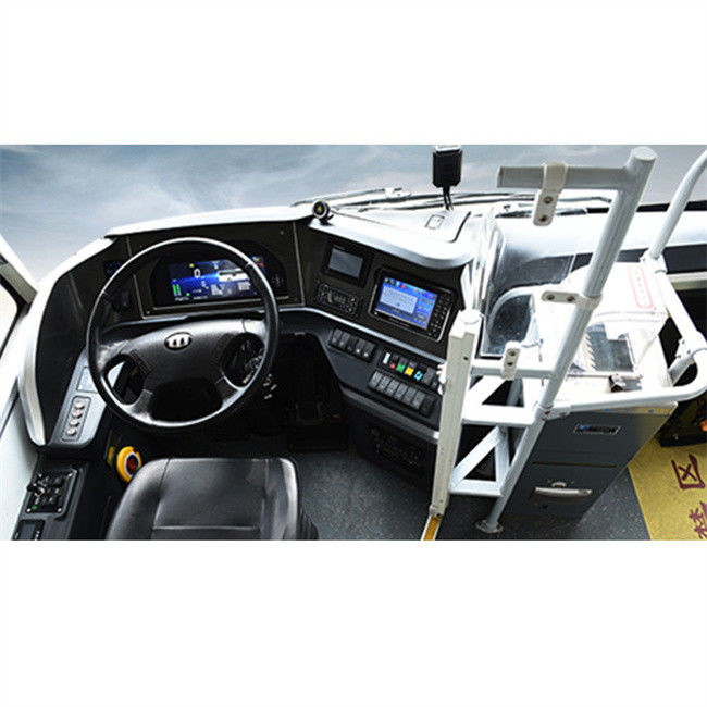 8.5 متري 30 صندلي اتوبوس شهري الکتريکي خالص فرمان چپ با تهویه مطبوع