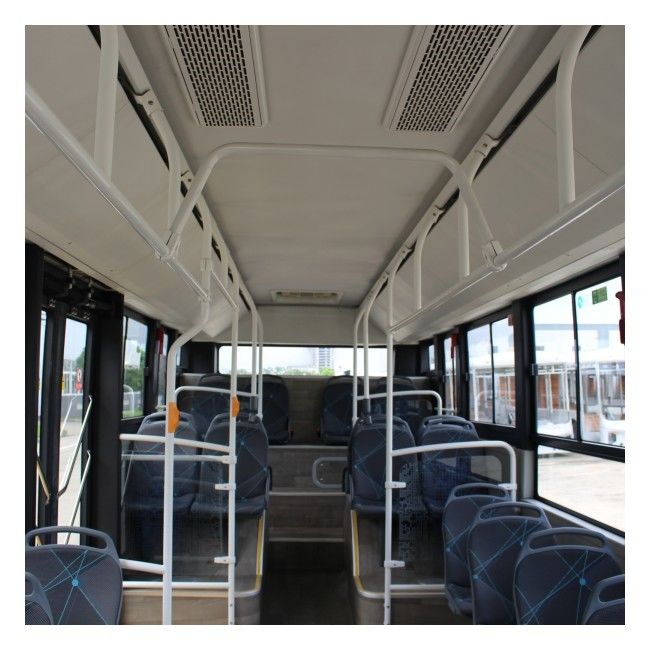 اتوبوس برقی خالص 10.5 متری EV با 30 نفر برد 250 کیلومتری و موتور PMSM برای حمل و نقل عمومی