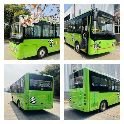 شارژ باتری اتوبوس شهری انرژی جدید مینی بوس برقی LHD RHD 12 نفره 6.6 متری