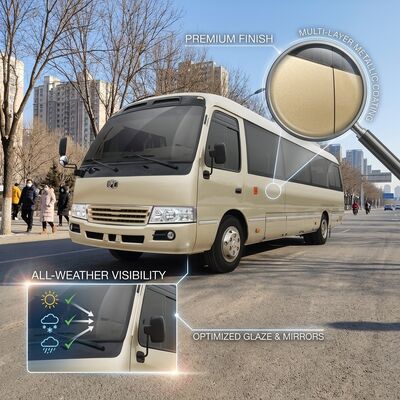 6 متر و 19 صندلی Zev Bus LHD Energy Retrieve Pure Electric Mini Bus 89.7 Kwh