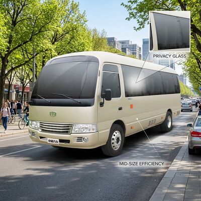 6m Green Emission 12 صندلی اتوبوس اتوبوس توریستی اتوبوس 100km/H