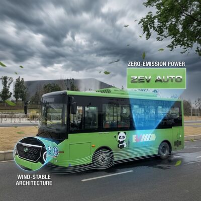 اتوبوس برقی خالص LHD 6.6 متری E-Bus با شارژ فلش پوشش کف