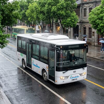 6.6m 16 صندلی LHD Mini Bus الکتریکی برای حمل و نقل عمومی شهری
